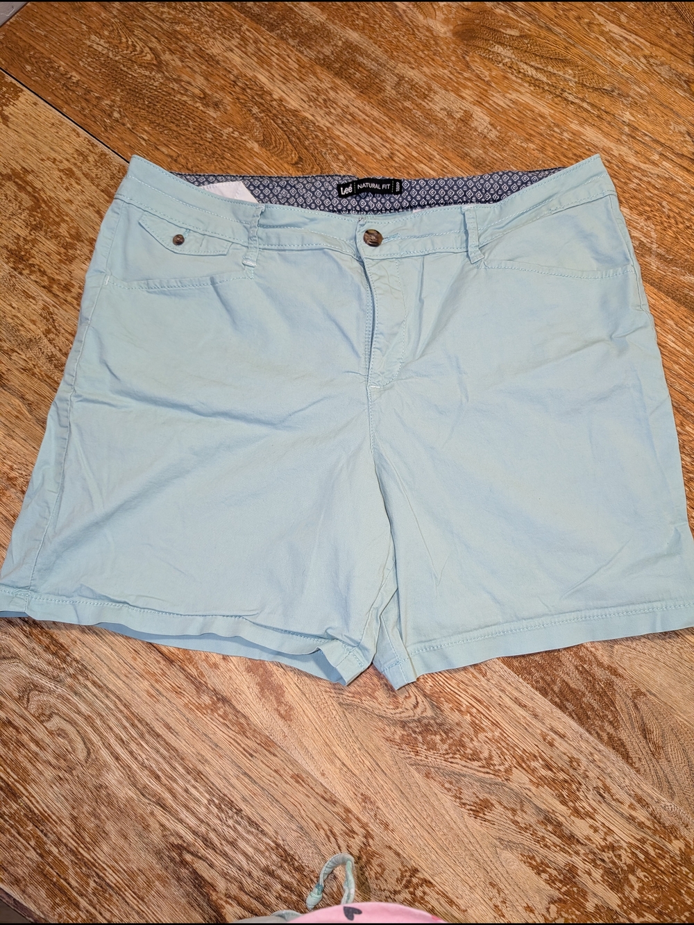 Lee Women's Pastel Teal Bermuda Shorts